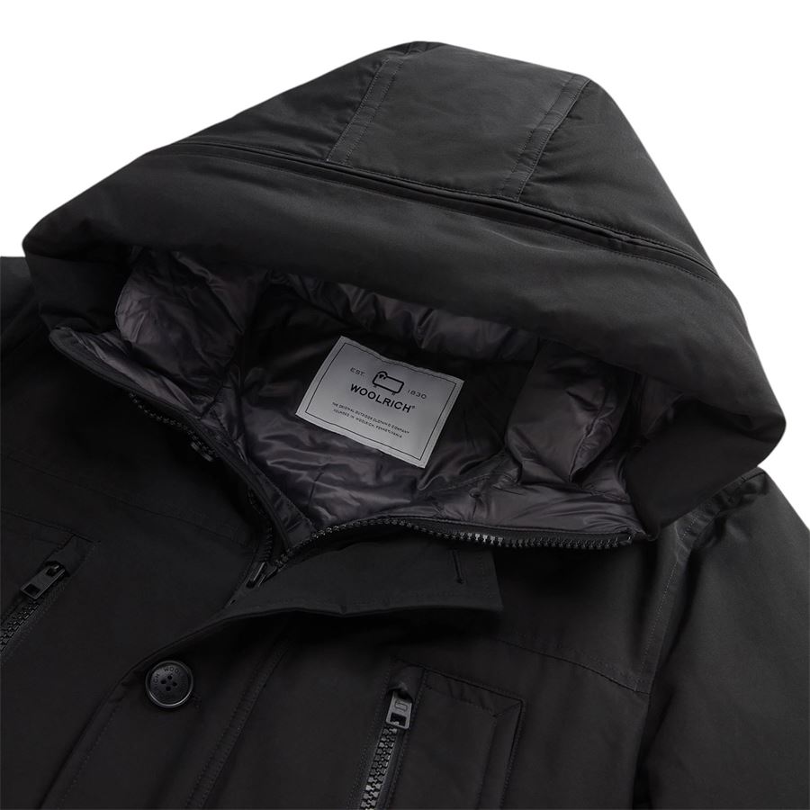 Arctic Parka Evolution in Ramar Cloth Woolrich | CFWOOU0866BLK